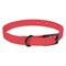 MiMu Medium Silicone Dog Collar - Pink 19.5in Stylish Dog Collar with Prong Buckle